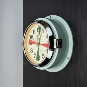 Authentic Vintage Seiko Marine Radio Room Clock with Colour Dial – Nautical Salvage