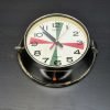 Authentic Vintage Seiko Radio Room Clock with Colour Dial – Stainless Steel Body