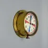 - SC 13284 Authentic Brass Radio Room Clock with Colour Dial – Vintage Ships Salvage