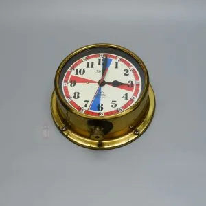 - SC 13284 3 Authentic Brass Radio Room Clock with Colour Dial – Vintage Ships Salvage
