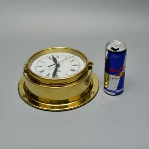 Authentic Brass Ships Clock – Vintage Nautical Maritime Timepiece