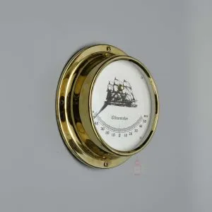 Authentic Brass Ship Clinometer – Vintage Nautical Inclinometer