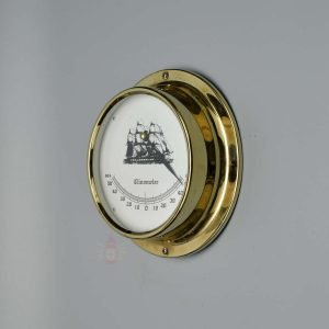Authentic Brass Ship Clinometer – Vintage Nautical Inclinometer