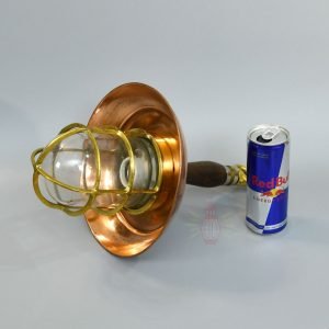 - SL 10751 2 Antique Brass Nautical Hanging Lamp with Copper Shade