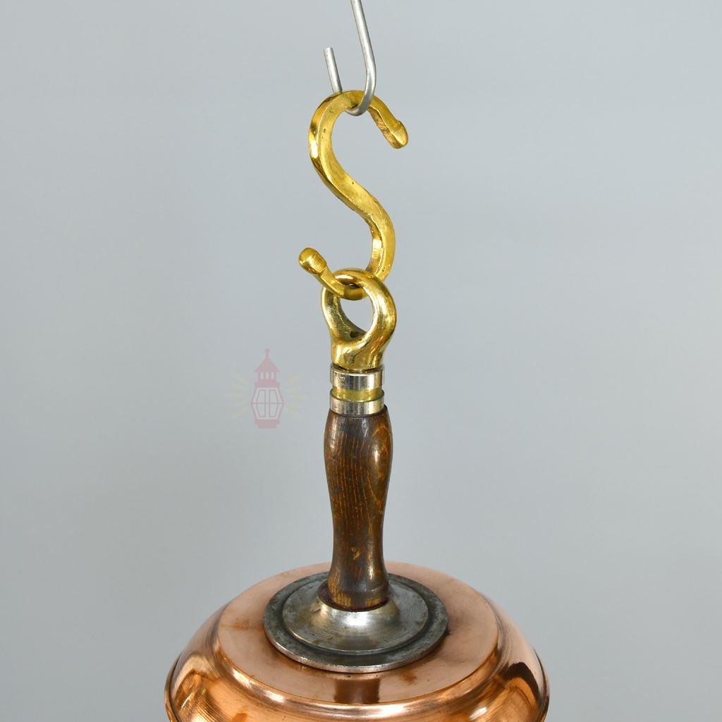 - SL 10751 6 Antique Brass Nautical Hanging Lamp with Copper Shade