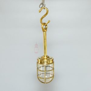 Vintage Brass Lantern Nautical Pendant