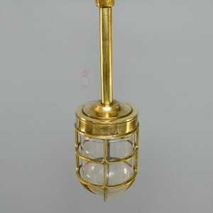 Vintage Brass Lantern Nautical Pendant