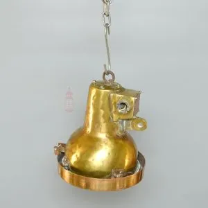 - SL 10777 1 Vintage Brass Cargo Pendant Light – Nautical Hanging Lamp