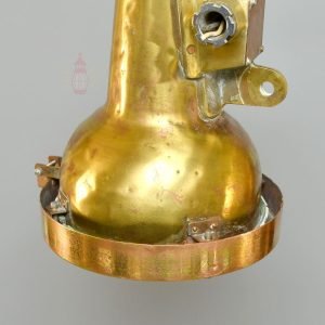 Vintage Brass Cargo Pendant Light – Nautical Hanging Lamp