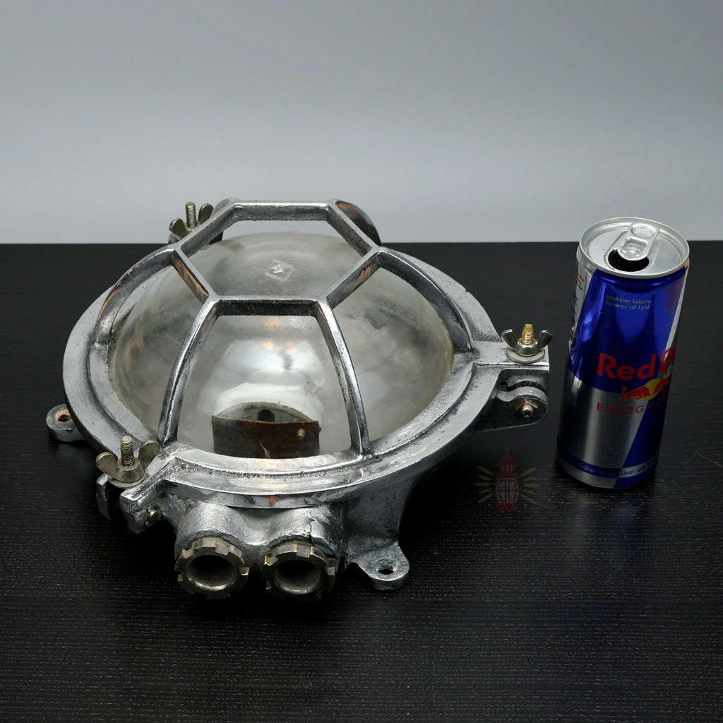 - SL 10780 5 Authentic Vintage Aluminium Nautical Bulkhead Wall/Ceiling Light