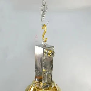 - SL 10783 3 SS Cargo brass lamp hanging - Brass Shade