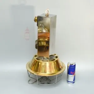 - SL 10783 5 SS Cargo brass lamp hanging - Brass Shade