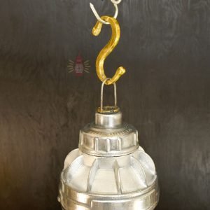 Vintage Full Aluminium Hanging Lamp – Nautical Cargo Pendant