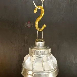 - SL 10785 3 Vintage Full Aluminium Hanging Lamp – Nautical Cargo Pendant