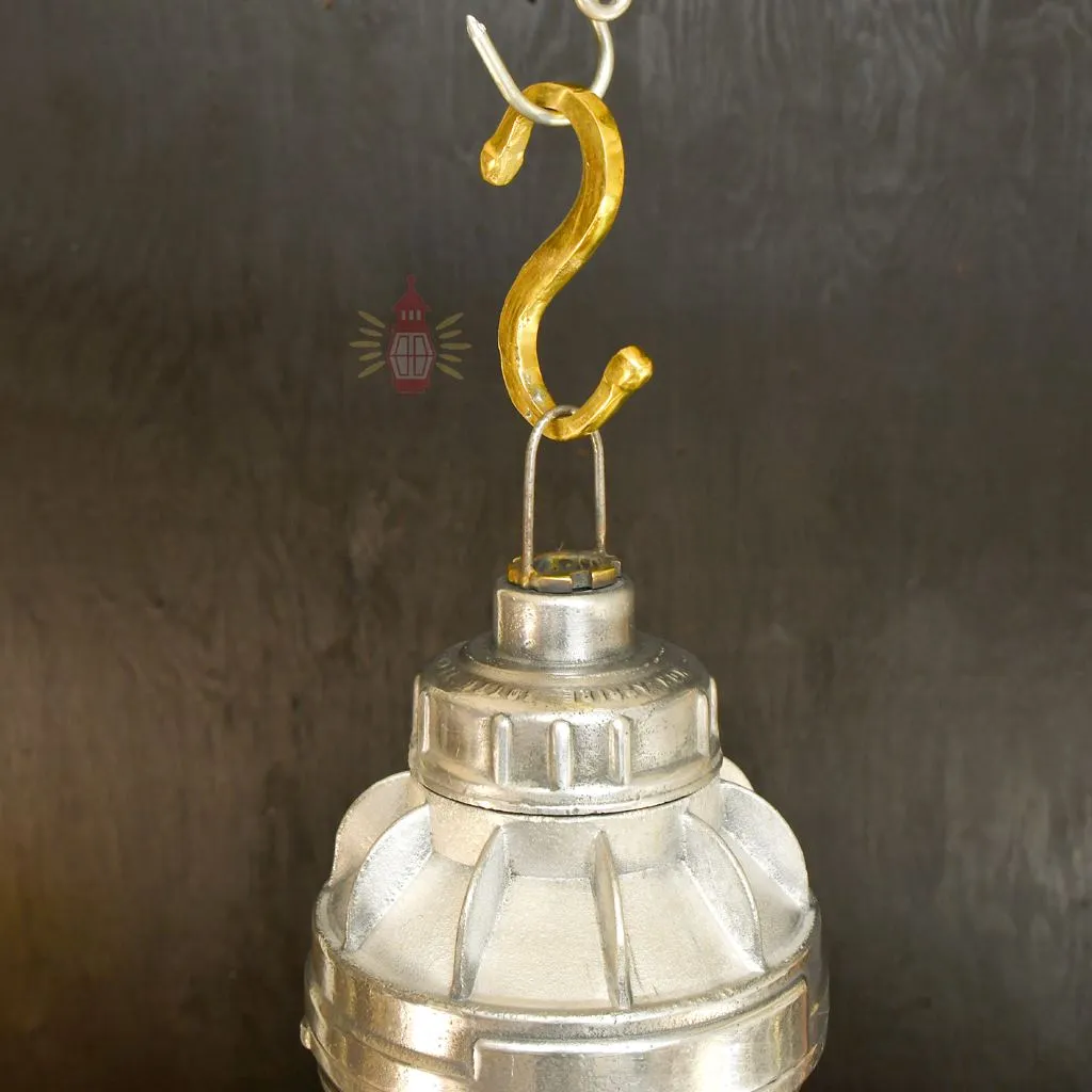 - SL 10785 3 Vintage Full Aluminium Hanging Lamp – Nautical Cargo Pendant