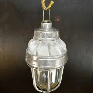 - SL 10785 4 Vintage Full Aluminium Hanging Lamp – Nautical Cargo Pendant