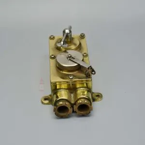 Vintage Brass Ship Engine Room Switch – Nautical Toggle Decor
