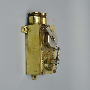 Vintage Brass Ship Engine Room Switch – Nautical Toggle Decor