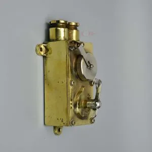 Vintage Brass Ship Engine Room Switch – Nautical Toggle Decor