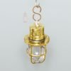 Brass hanging lamp - Ship Lightning