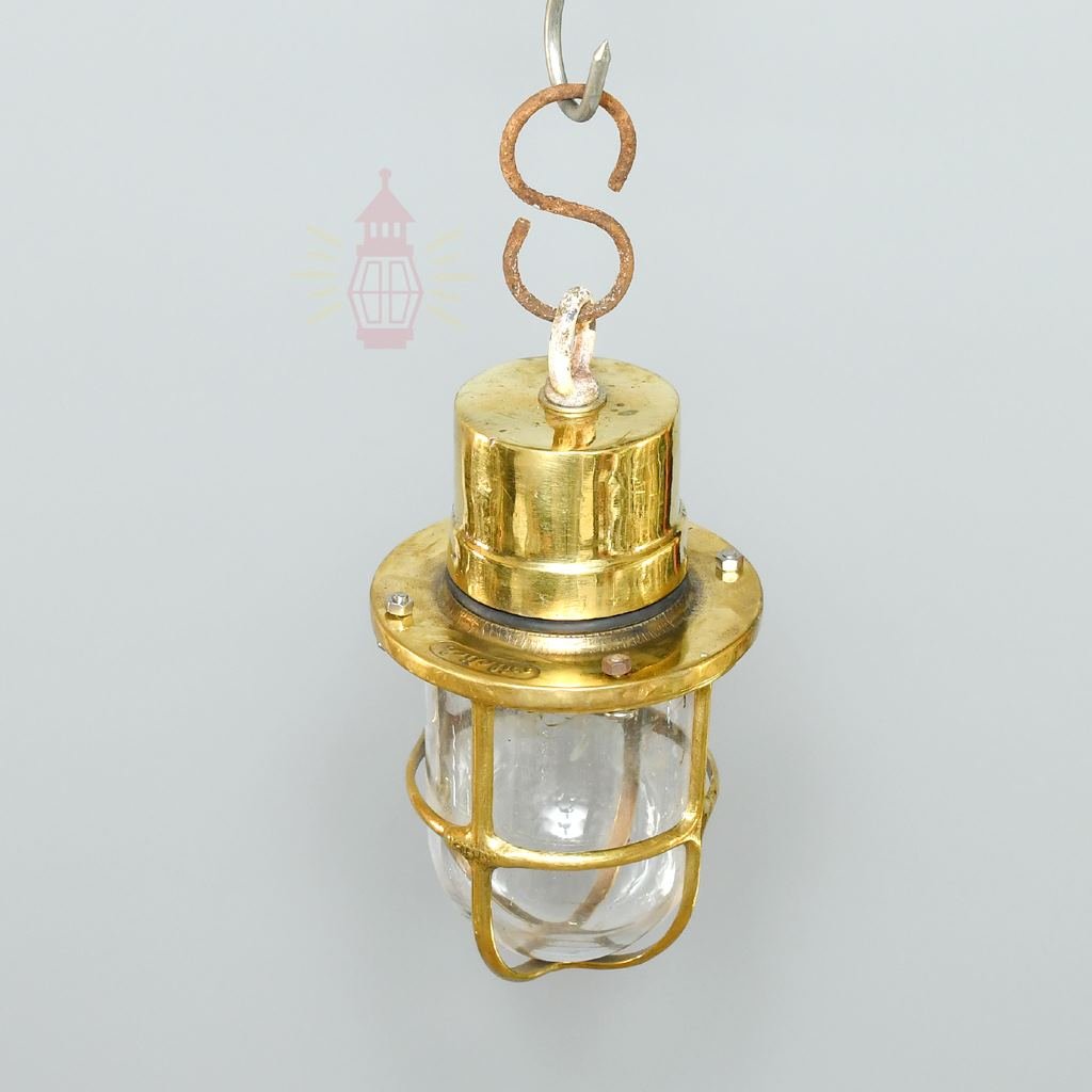 - SL 10794 1 Brass hanging lamp - Ship Lightning