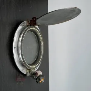 Authentic Vintage Aluminium Ship Porthole – Nautical Marine Window