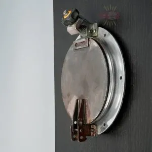 Authentic Vintage Aluminium Ship Porthole – Nautical Marine Window