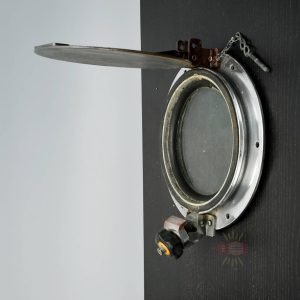 Authentic Vintage Aluminium Ship Porthole – Nautical Marine Window
