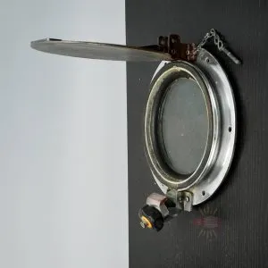 Authentic Vintage Aluminium Ship Porthole – Nautical Marine Window