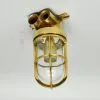 - SL 10799 3 Compact Vintage Brass Nautical Wall Light – Small Salvaged Sconce