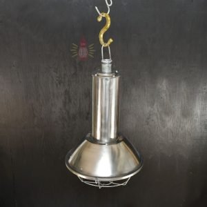 Authentic Vintage Stainless Steel Marine Spot Pendant Light