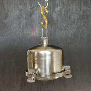 - SL 11010 2 Authentic Vintage Stainless Steel Hanging Spot Lamp – Nautical Salvage