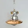 - SL 11020 1 Authentic Vintage Aluminium Pendant Light with Copper Shade – Nautical Salvage