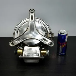 - SL 11029 6 Authentic Vintage Stainless Steel Nautical Bulkhead Dome Light