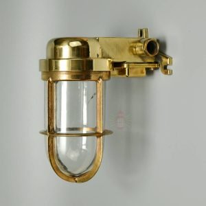 - SL 11733 6 Authentic Vintage Brass Passageway Light – Polished Nautical Wall Lamp