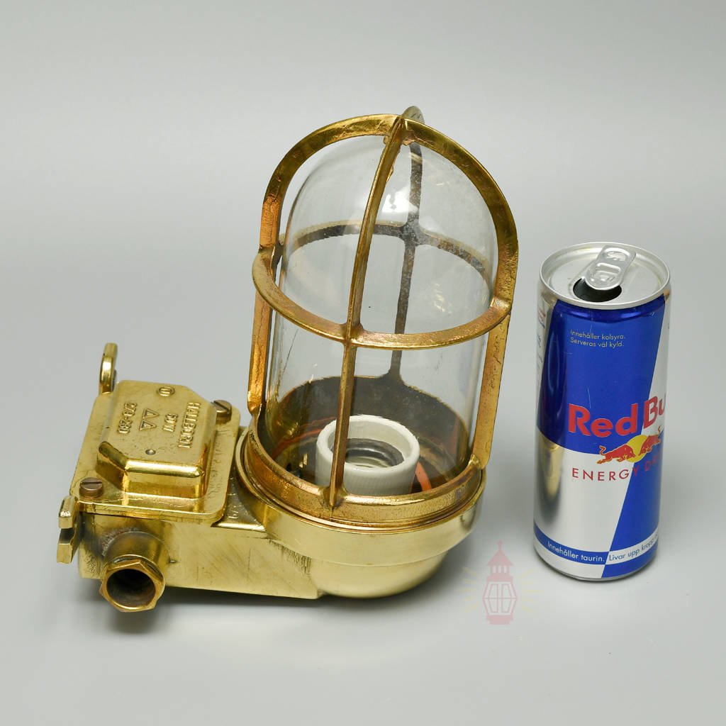 - SL 11733 8 Authentic Vintage Brass Passageway Light – Polished Nautical Wall Lamp