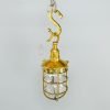 Authentic Vintage Brass 90 Degree Nautical Security Light
