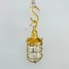 - SL 11739 1 Authentic Vintage Brass 90 Degree Nautical Security Light