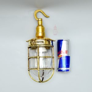 Authentic Vintage Brass 90 Degree Nautical Security Light