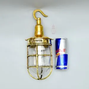 - SL 11739 5 Authentic Vintage Brass 90 Degree Nautical Security Light