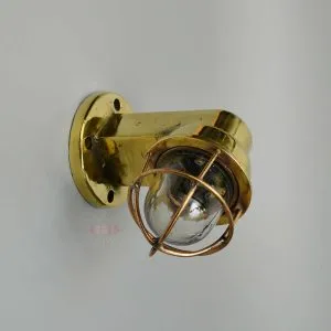 - SL 11748 2 Authentic Vintage Small Brass 90 Degree Light – Nautical Passageway Salvage