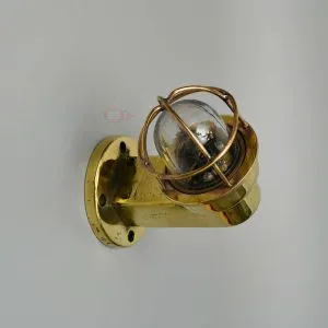 - SL 11748 3 Authentic Vintage Small Brass 90 Degree Light – Nautical Passageway Salvage