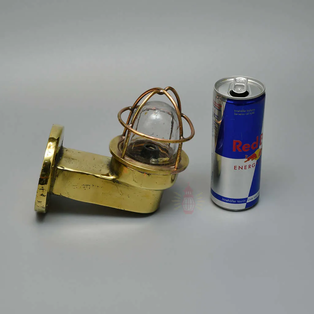 - SL 11748 5 Authentic Vintage Small Brass 90 Degree Light – Nautical Passageway Salvage