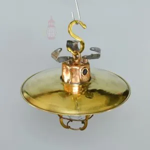 - SL 11749 3 Authentic Vintage Three Angle Brass Nautical Pendant Light