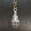 Authentic Vintage Polished Aluminium Nautical Pendant Light