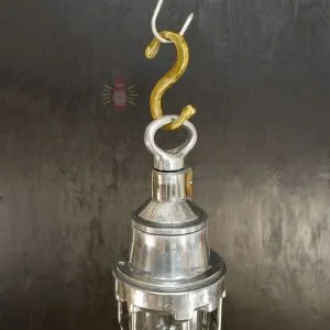 - SL 11758 3 Authentic Vintage Polished Aluminium Nautical Pendant Light