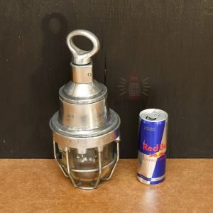 Authentic Vintage Polished Aluminium Nautical Pendant Light