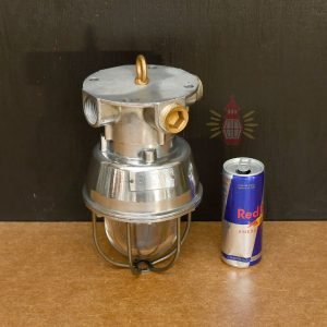 Authentic Vintage Polished Aluminium Nautical Pendant Light