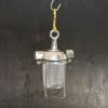 Authentic Vintage Polished Aluminium Nautical Pendant Light