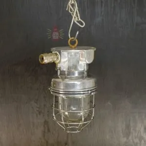 - SL 11798 1 Authentic Vintage Aluminium Pendant Light – Polished Nautical Hanging Lamp